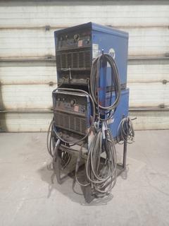 1997 Miller Dimension 302 230/460/575V 3-Phase CC/CV.DC Welding Power Source, SN KH500306 C/w 1997 Miller Dimension 452 230/460/575V 3-Phase Welding Power Source. SN KH365030