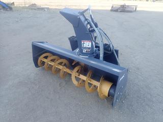 Paladin Model 11006E-0022 6ft Skid Steer Snow Blower Attachment. SN 1101227 