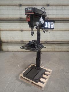 King Industrial Model KC-122FC 110/220V Single Phase 22in Floor Drill Press. SN 531189