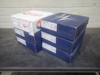 Qty Of (5) Boxes Of Bohler HL51 L-MC .045in Seamless Metal Cored Wire C/w (1) Box Of Hobart Fabco Excel-Arc 71 .045in Wire