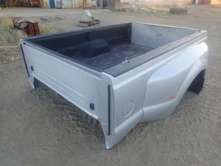 8ft Ford F-350 Super Duty Dually Truck Box C/w Bumper *Note: Crack Around Wheel Wells, Drivers Side Back Has Scratches* 