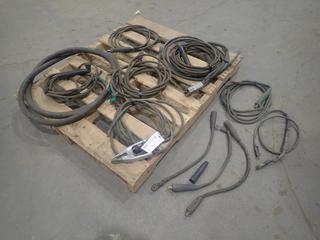 Qty Of Welding Cable C/w Ground Clamp And Stingers