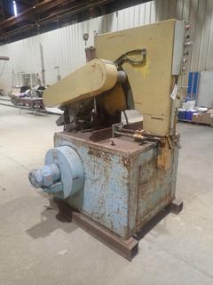 24in Industrial Chop Saw C/w Baldor 600V 3-Phase Motor And Hydraulic Feed