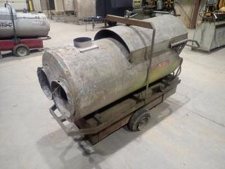 Frost Fighter Model OHV350 Diesel Heater. *Note: Flat Tire, Dents, Working Condition Unknown*