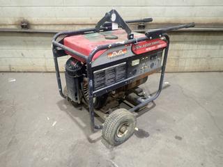 2008 MI-T-M Model Gen 4000-OMHO 120/240V  Generator C/w 4000 Max Watts, 3500 Continuous Watts And Honda GX240 Engine. SN 40037647 *Note: Spark Plug Missing, Starter Cap Off, May Require Repairs, Running Condition Unknown*