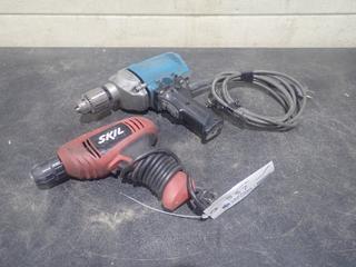 Skil 120V 3/8in Drill C/w Makita 120V 1/2in Drill