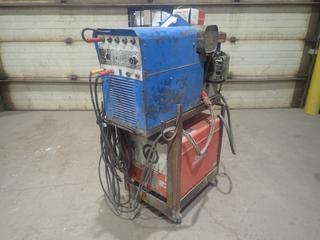 Miller 200A AC/DC Welder-Generator C/w Canox C250E 208/230/460V Single Phase Welder, Cable, Stand And Air Filter