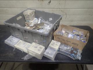 Qty Of Honeywell Replacement Covers, Plugin Covers, Light Switch Covers, Sash Locks And Assorted Supplies