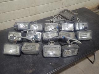 Qty Of Assorted Driving Lights And Screen Light Protectors