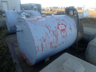 2006 Westeel 2273L Double Wall Fuel Tank C/w GPI Model M-3120 115VAC Fuel Transfer Pump, Hose And Nozzle. SN 63060063