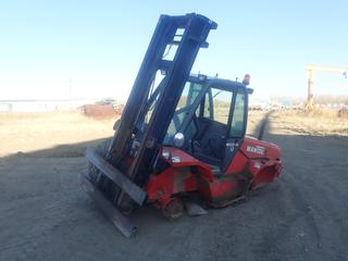 Manitou M50-4 5000kg Cap. Forklift C/w Perkins Engine, Mast And 445/65 R22.5 Tires. Showing 08380hrs SN TDLA50N1670 *Note: Parts Only, Buyer Responsible For Loadout*