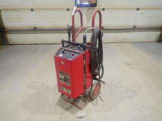 Lincoln Electric Pro-Cut 80 208/230/460V 1/3-Phase Plasma Cutter C/w Hand Truck. SN U1020335388