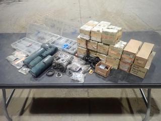 Qty Of Assorted Hammer Drill And Grinder Supplies C/w Unused Walter Rotors/Starters, Nuts, Bolts, And O-Rings