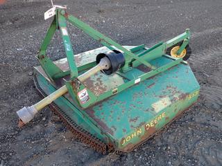 John Deere 513 60 In. 3 Pt. Rough Cut Mower, 540 PTO *Note: (1) Missing Blade Section* (PL0775)