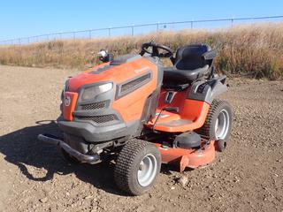 Husqvarna LGTH22V48 Ride-On Lawn Mower c/w 48 In. Deck *Note: Broken Key Ignition, Working Condition Unknown* (PL0796)