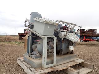 Atlas Copco Air Compressor c/w Electric Motor, 3Phase, 230-460 Volts, 15 HP, 60 Hz *Note: Working Condition Unknown* (PL0842)