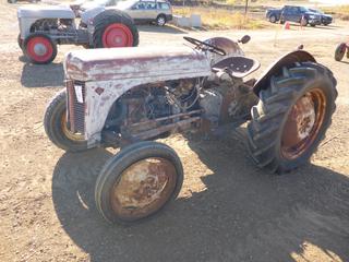 1948 Ferguson TEA20 2WD Tractor c/w 4 Cyl, 4 Speed, 3 Pt. Hitch, 12.4-28 Tires, SN 65220 *Note: Running Two Years Ago, May Need New Gas and Minor Work As Per Consignor, Flat Tires* (PL0786)