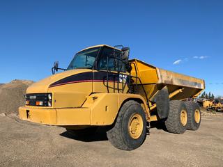 2007 Caterpillar 730 Rock Truck C/w 23.5R25 Double Coin Tires, A/C Cab, Emergency Steering, Elec Lift Hood, Heated Box Showing 18,048 Hrs, SN CAT00730LB1M00942 *Located Off-Site Near Mayerthorpe, AB. For More Information Call Rich @ 780-222-8309*