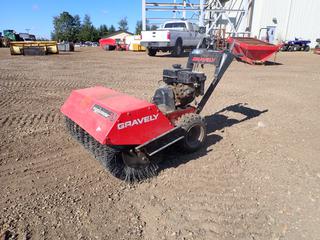 Gravely Power Brush 36 In. Walk Behind c/w Subaru EX27 Engine, Equipped w/ Auto-Turn Steering, 16x6.50-8 Tires *Note: Running Condition Unknown* (PL0795)