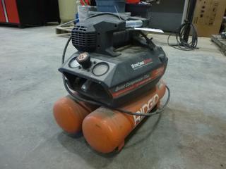 Ridgid 0F45200SS Air Compressor, 4.5 Gal.,  Max Operating Pressure 20 PSI, 120V, 60 Hz, 14.5A *Note: Working Condition Unknown* (K11)