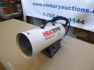 Heat Star Propane Heater c/w 115V, 35,000 BTU, 10.3 Amp (B1)