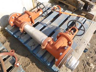 **LOCATED OFFSITE** 44 In. Long Valve Setup *Note: Buyer Responsible For Loadout, This Item Is Located @ 7290 18 St, Edmonton, AB, For More Info Contact Chris @ 587-340-9961*