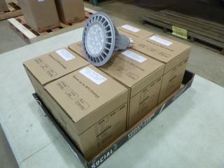 (6) Unused Cool White Dimmable 16W LED Lights  (B-2)