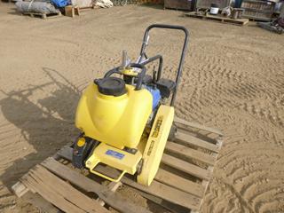 Powerfist Concrete Cutter, Blade Size 12 or 14 In., Water Tank Capacity 3.2 Gal., SN 15080206 *Note: Working Condition Unknown*