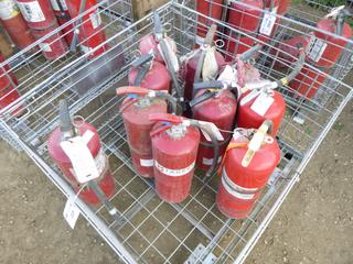 Qty of 20 Lb. Fire Extinguishers *Note: All Currently Full, May Require Recertification, Crate Not Included*