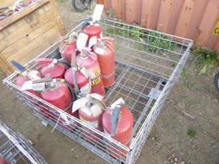 Qty of 20 Lb. Fire Extinguishers *Note: All Currently Full, May Require Recertification, Crate Not Included*