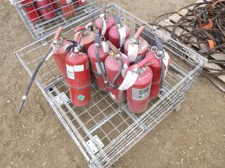 Qty of 20 Lb. Fire Extinguishers *Note: All Currently Full, May Require Recertification, Crate Not Included*