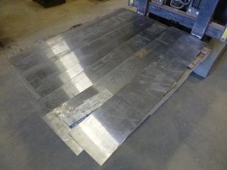 Qty of Sheet Metal, Approx. Size 10 In. x 48 In. x 1/16 In. (O-4-1)