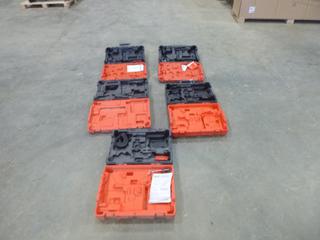 (5) Milwaukee M18 Fuel Tool Cases *Note: Cases Only, No Contents* (K11)