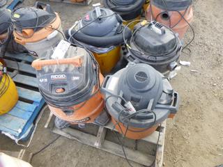 (4)  Shop Vacs, Various Sizes *Note: Some Missing Hoses*