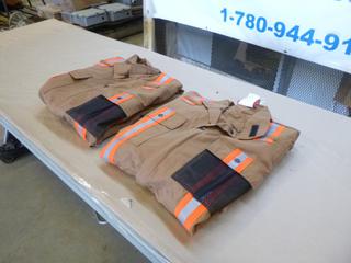 (2) Unused Sirius Flame Resistant Coveralls, Size 46T and Size 50R (G2)