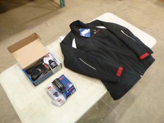 Bosch Men's Heated Jacket, Size M, 12V Max C/w Battery Holster, Controller and Battery Charger (G-2)