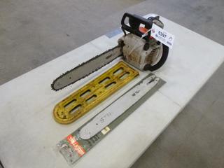 (1) Stihl Chain Saw C/w Stihl Guide Bar *Note: Works as Per Consignor* (F-2)