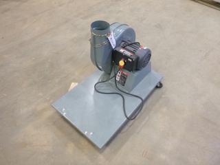 1200 CFM King Industrial Dust Collector Fan and Motor * Note: Working Condition Unknown * (T-1-3)