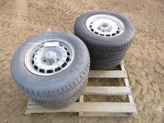 (4) 5 Bolt Mercedes  Rims w/ Tires *Note: Selling for Rim Value Only*