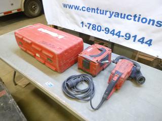 Hilti DG150 Corded Concrete Grinder w/ Hilti DPC20 Power Converter w/ Case *Note: Working Condition Unknown* (D2)