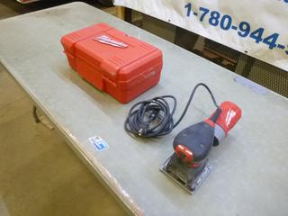 Milwaukee 1/4 Corded Sheet Sander w/ Case *Note: Working Condition Unknown* (F2)