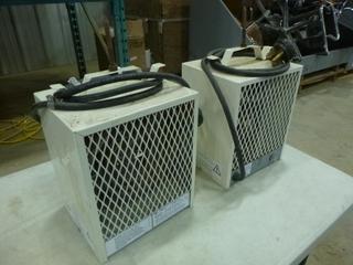 (2) 240V Heaters, 4800W, 20A, 1 Phase, 60 Hz (T-2-3)