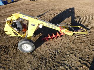 Ground Hog HD99 Earth Drill Trencher c/w Honda GX270, 8 In. Auger Bit (YN04)