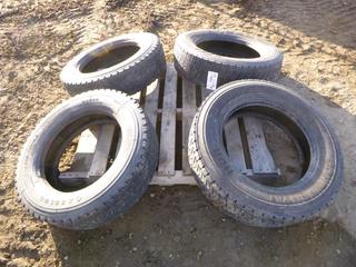 (2) Aeolus HN366 225/70R19.5 Tires, (1) Sailun S740 225/70R19.5 Tire, (1) Continental HDR 225/70R19.5 Tire