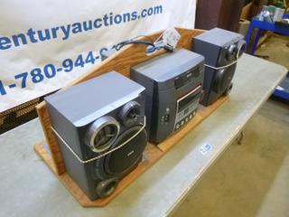 RCA RS2652B Stereo System w/ 5 Disc Changer (L-2-2)