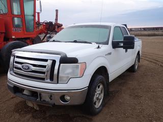 2010 Ford F-150 XLT Extended Cab Pickup c/w A/T, A/C, 265/70R17 Tires, Santa Cruz Gunlock, VIN 1FTEX1C83AKE09544 *Note: Parts Only,  Kms Unavailable, Engine and Automotive Parts Located in Cab and Truck Bed*