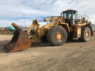 2003 Caterpillar 988G Wheel Loader, Showing 26,209 Hrs, SN CAT0988GVBNH00684 *Located Off-Site Near Mayerthorpe, AB. For More Information Call Rich @ 780-222-8309* (PL0226)