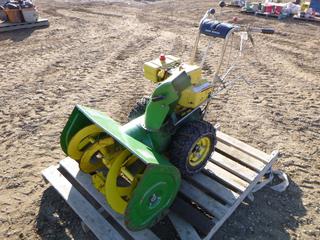 John Deere Snow Blower, 57 In. x 32 In. x 44 In. *Note Working Condition Unknown*