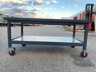 Unused Steel Rooling Tool & Workbench, Approx 71in. X 36in. X 33in. **Located Offsite At 15222 135 Ave, Edmonton Call Chris For More Information 587-340-9961**