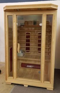 Unused Model SEKC2 2-Person Hemlock Sauna W/ Ceramic Heater **Located Offsite At 15222 135 Ave, Edmonton Call Chris For More Information 587-340-9961**